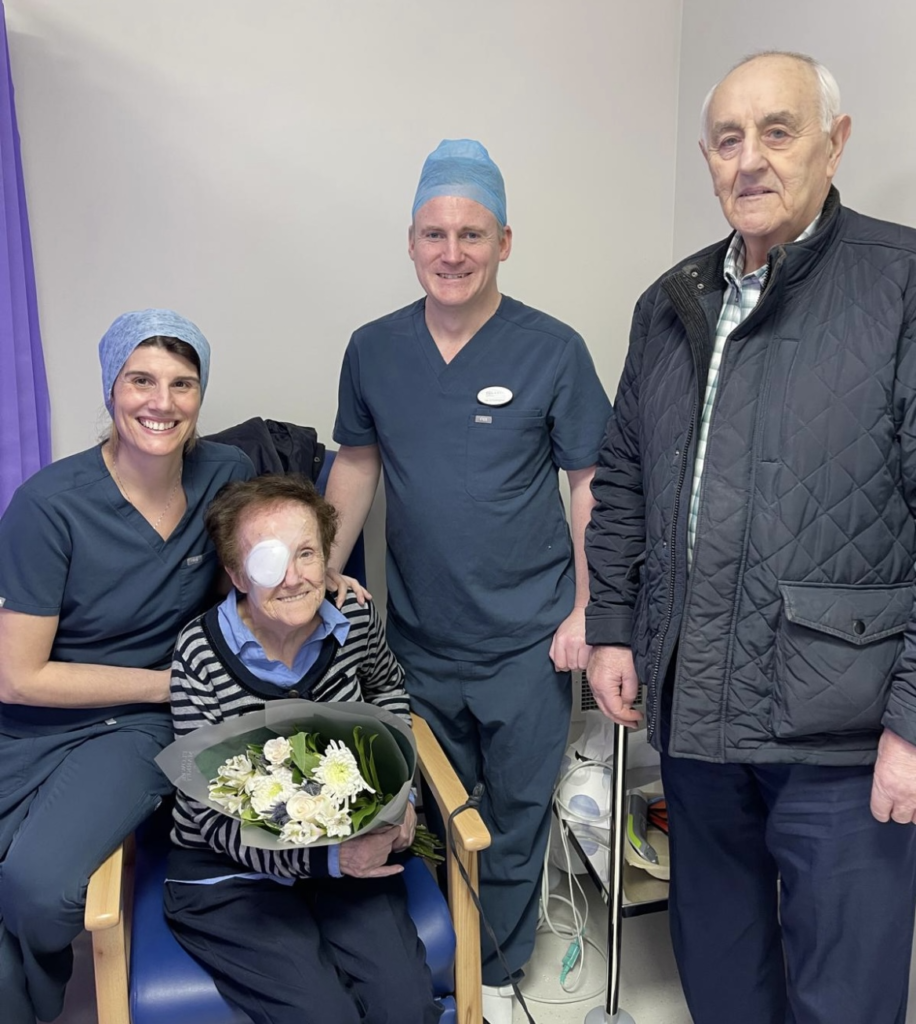 Solasta Healthcare marks treatment of 100th cataract surgery patient, showcasing expert eye care team and patient success